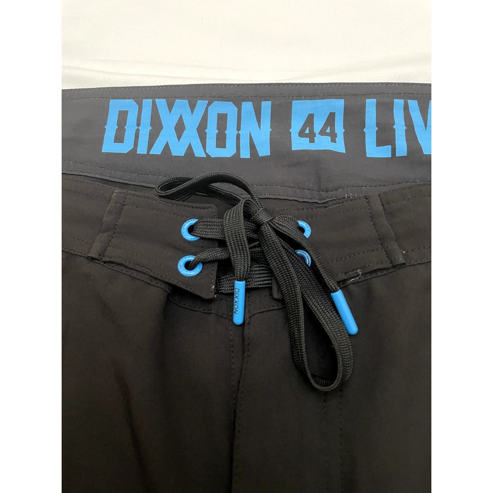 DIXXON Flannel Co. Live Fast Board Shorts Men's 44 Black‎ 9" Surfing Swim Trunks - Picture 8 of 9